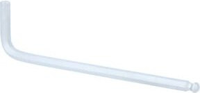 KS Tools Kugelkopf-Innensechskant-Winkelstiftschlüssel aus gehärtetem Stahl in Silber, 5,5 mm - Bild 1
