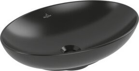 Villeroy & Boch Aufsatzwaschtisch Loop & Friends in Blau, oval, Keramik, B: 56 cm, T: 38 cm - Bild 1