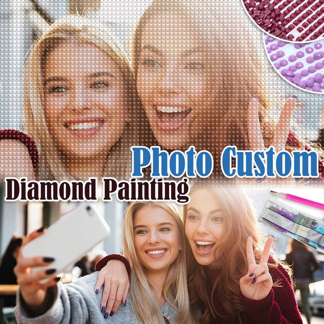 GATYZTORY 5D Diamant-Malerei-Set mit floralem Fotomotiv in Multicolour, rundes DIY-Stickerei-Set zur Wanddekoration - Bild 1