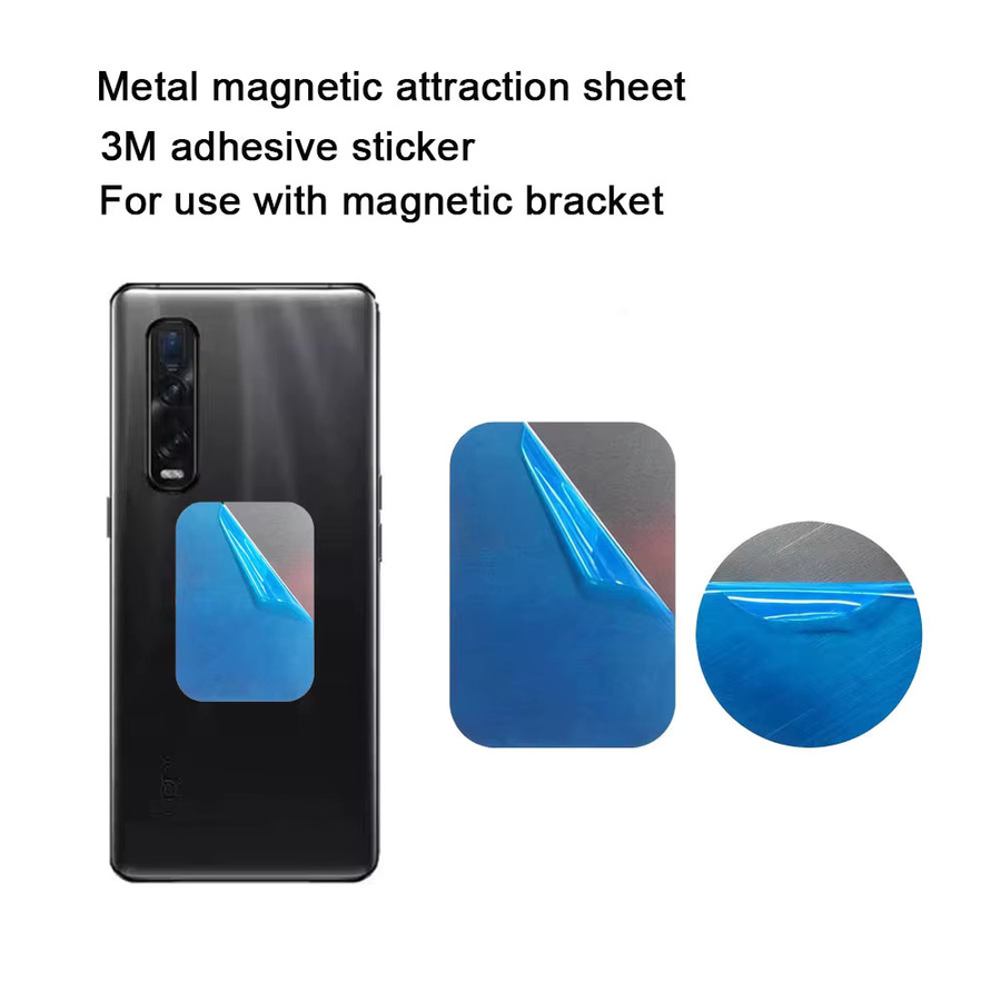 TingDong 10 Stück Magnetische Metallplatten für Auto-Handyhalterungen, Universelle Eisenblech-Scheiben als Aufkleber-Halterung für dein Mobiltelefon - Bild 4