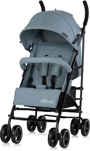 Chipolino Milano Buggy faltbarer Kinderwagen bis 22 kg grau/grün - Bild 1