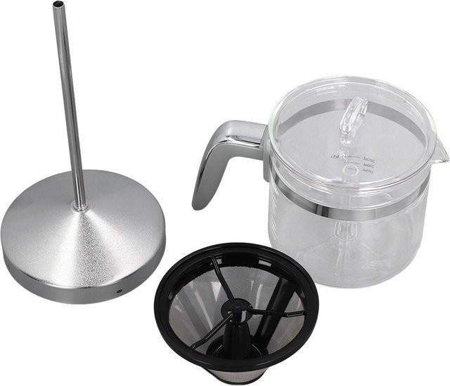 CosyHome Edelstahlfilter mit Glastasse für Thermomix TM5 und TM6 in Grau - Bild 1