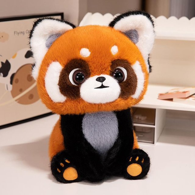 Kidsly Sitzende Cartoon Koala Waschbär Roter Panda Puppe Plüschtier, 45cm - Bild 1