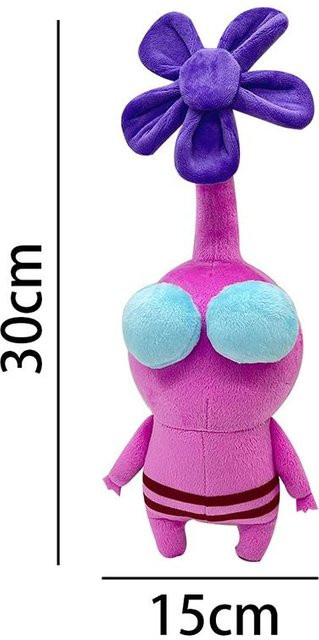 Pikmin Eisgeflügelte Blume, Plüschtier, Rosa - Bild 1
