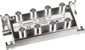 Kathrein Verteiler 8-fach 5-1218 MHz 11dB EBC 08/G in Silber - Bild 1