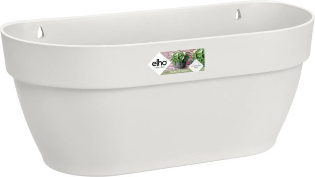 Elho Wandblumenampel Vibia Campana in Seidenweiß, B/T/H: 35 x 16 x 15 cm - Bild 1