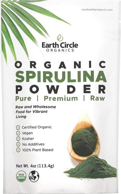 Earth Circle Organics Bio-Spirulinapulver 113 g - Bild 1