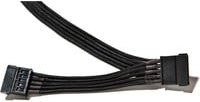 be quiet! S-ATA Kabel Set, Schwarz, 2 Stück, Länge: 70 cm - Bild 1