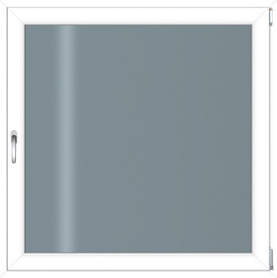 RORO Kunststoff-Fenster KOMFORT B70 in Weiss mit Klarglas, B: 120 cm, H: 120 cm - Bild 1