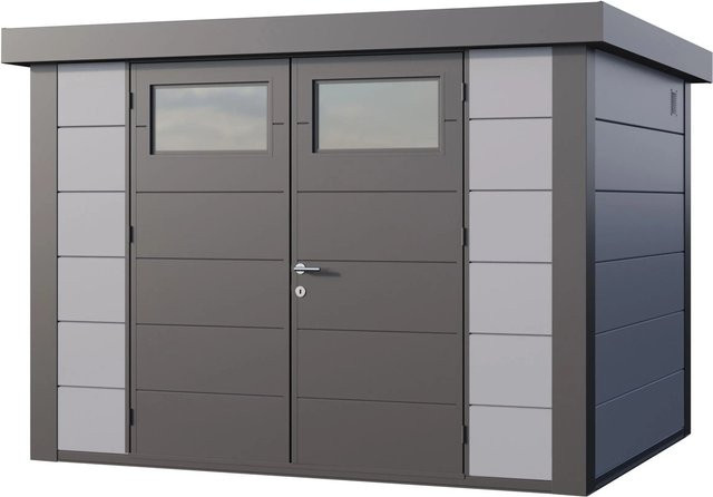Telluria Gerätehaus Classico in Grau mit Außenmaß B/H/T: 318 x 219 x 258 cm - Bild 1