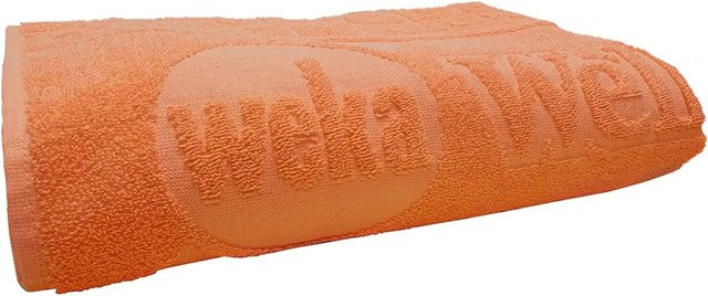 Weka Saunahandtuch aus Baumwolle in Orange, Breite: 70 cm, Länge: 180 cm - Bild 1