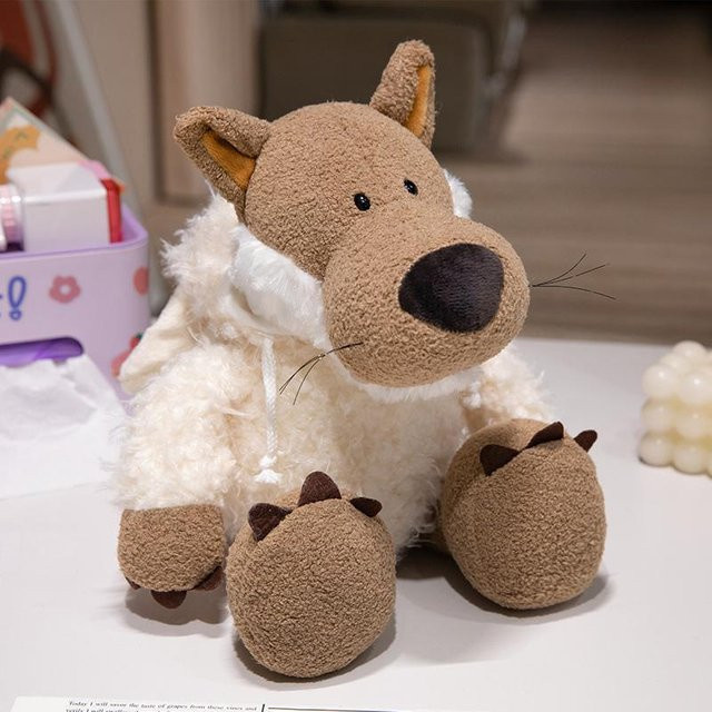 Yiran toy Schläfriges Schaf Wolf im Schafspelz, Plüschtier, 25cm - Bild 1