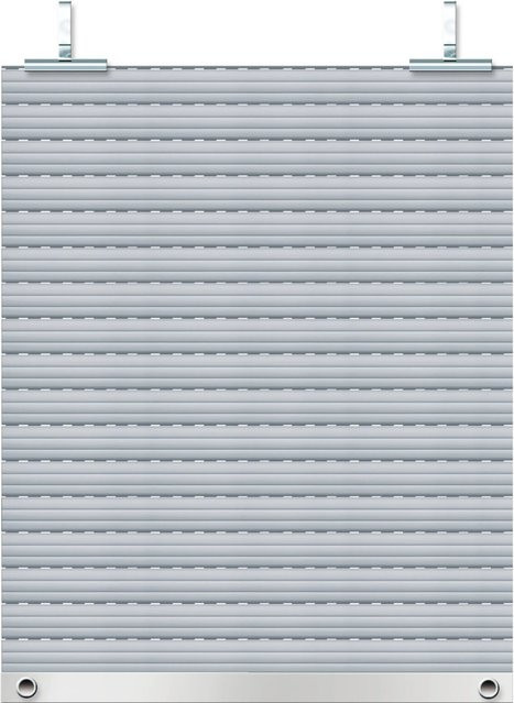 Schellenberg Rolladenpanzer-Set Mini Grau B: 80 cm, H: 100 cm - Bild 1