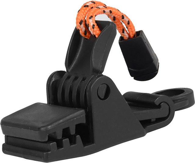 CosyHome Zeltklemme aus Kunststoff in Schwarz für sicheren Halt bei Outdoor-Aktivitäten - Bild 1