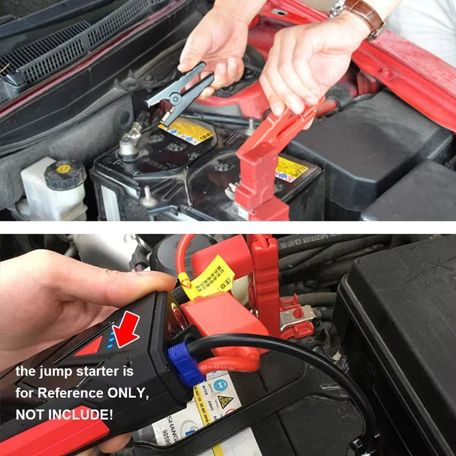 Auto Notfall Start Power Clip Batterie Klemme in Rot für 12V Starthilfe - Bild 6
