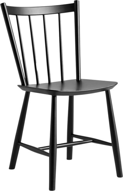 HAY J41 Fdb Stuhl in Schwarz aus Schichtholz (Eiche oder Buche) matt - Bild 1