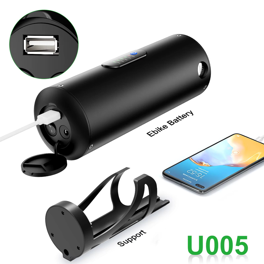 EFFIVOLT Mini-Flaschenakku für E-Bikes, 36V 7Ah 10,5Ah Li-Ion Akku in Schwarz für 250W 350W 500W Motorkits - Bild 4