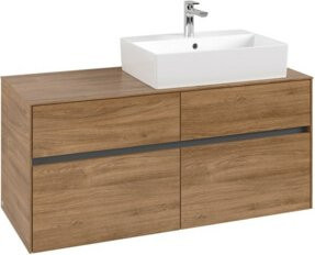 V&B Waschtischunterschrank Collaro in Kansas Oak, Breite: 120 cm, Tiefe: 54,8 cm, Höhe: 50 cm, WT rechts - Bild 1