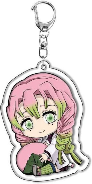 TUYUE Schlüsselanhänger Acryl, Kimetsu No Yaiba, pink, Unisex - Bild 1