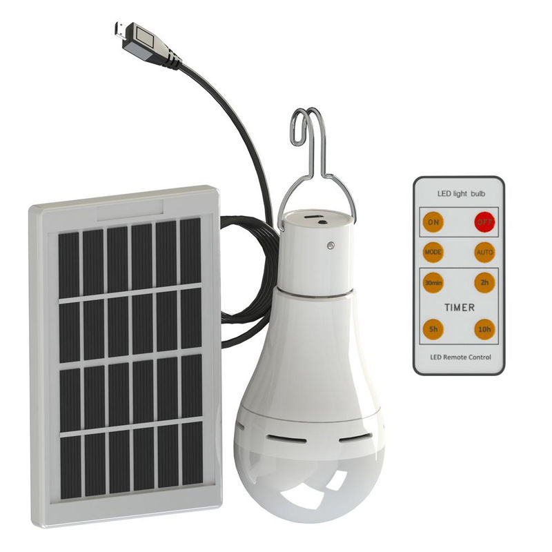 GoolRC Solar LED Camping Glühbirne mit Fernbedienung, wasserdicht IP65, weiß - Bild 3
