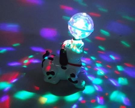Binchi Outdoor Product Elektrischer Hund, Musik, Tanz, dreht sich 360 Grad, ab 3 Jahre - Bild 1
