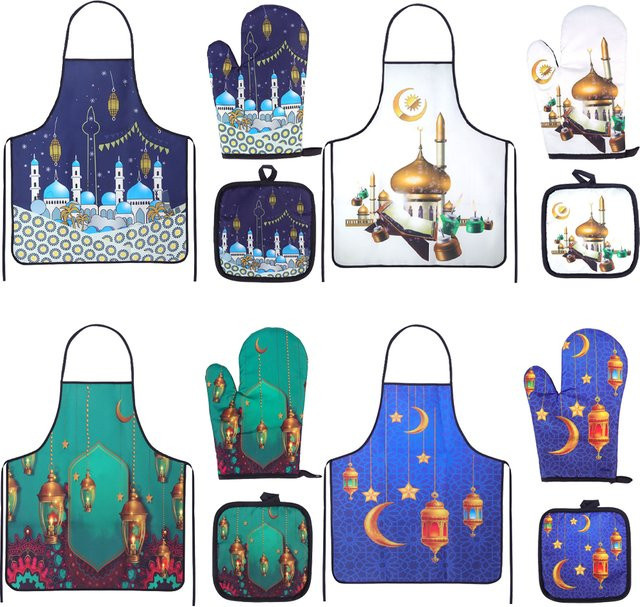WEIGAO Ramadan Backen Anti-Hot Handschuhe Pad Eid Mubarak Küchenzubehör - Bild 1