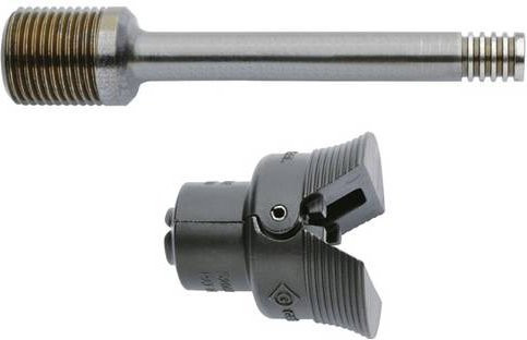 Klauke Zugbolzen in Silber, Durchmesser: 9,5 mm - Bild 1