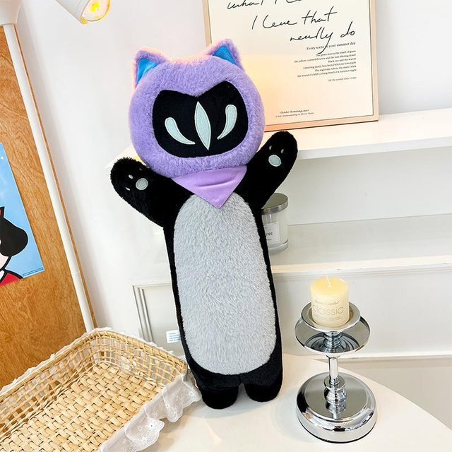 Yiran toy Valorant Omen Schattenkatze Plüschtier, 110 cm, ab 14 Jahren - Bild 1