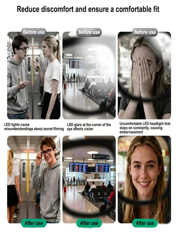 Lichtblocker für Meta Smart Glasses in Schwarz als LED-Abdeckung für die Ray-Ban Meta Kamera zur 100%igen Lichtblockierung für deinen Datenschutz - Bild 5