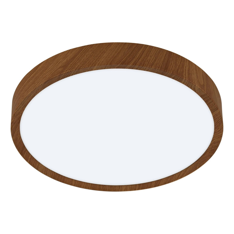 Eglo LED-Deckenleuchte Musurita in Weiß mit Holzoptik, Durchmesser: 44 cm - Bild 2