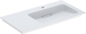 Geberit Möbelwaschtisch One Aufsatzwaschbecken aus Keramik in Weiß, B/T: 90 x 48 cm - Bild 1
