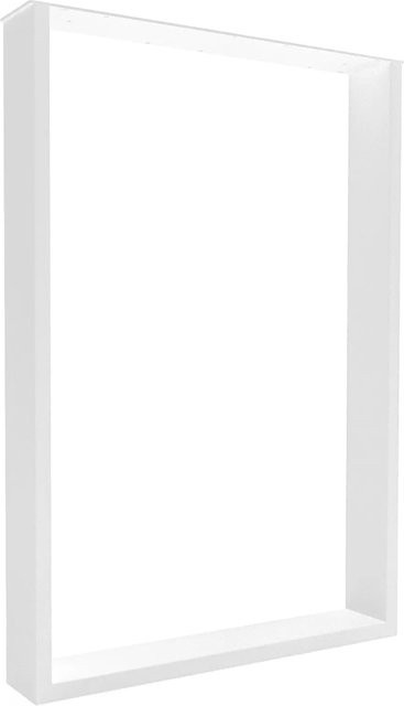HEVVA Tischkufe BASEL Tischbein aus Metall in Weiß, Tiefe: 50 cm, Höhe: 72 cm - Bild 1