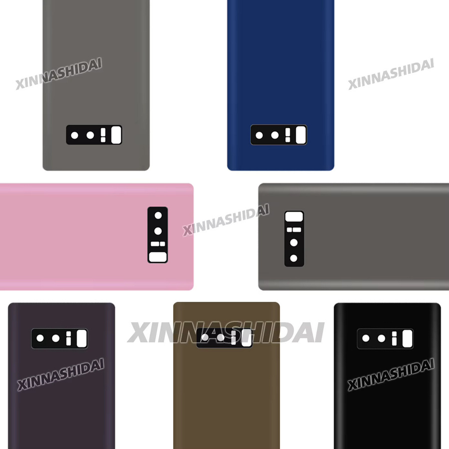 Samsung Galaxy Note 8 Rückseite Batterieabdeckung Ersatzgehäuse in Schwarz - Bild 4