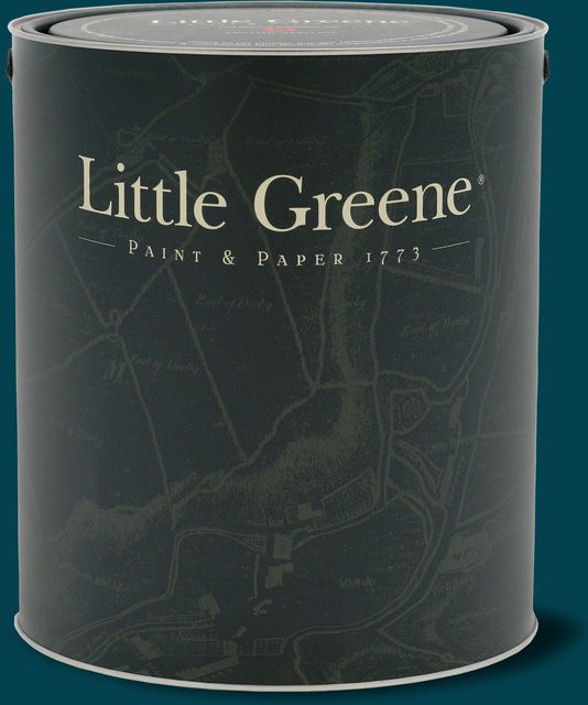 Little Greene Intelligent Matt Emulsion Wandfarbe Marine Blue 95, 1 l - Bild 1