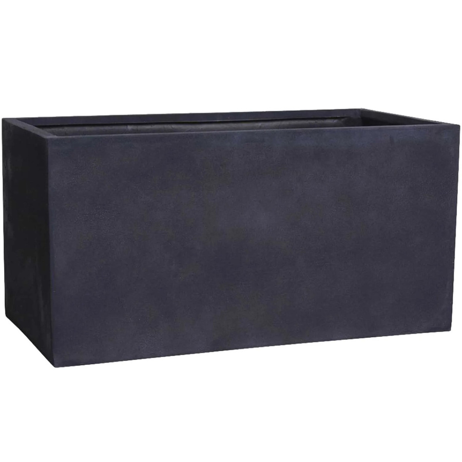 Vivanno Pflanztrog Maxi aus Fiberglas in Anthrazit, B/T/H: 80 x 40 x 40 cm - Bild 2