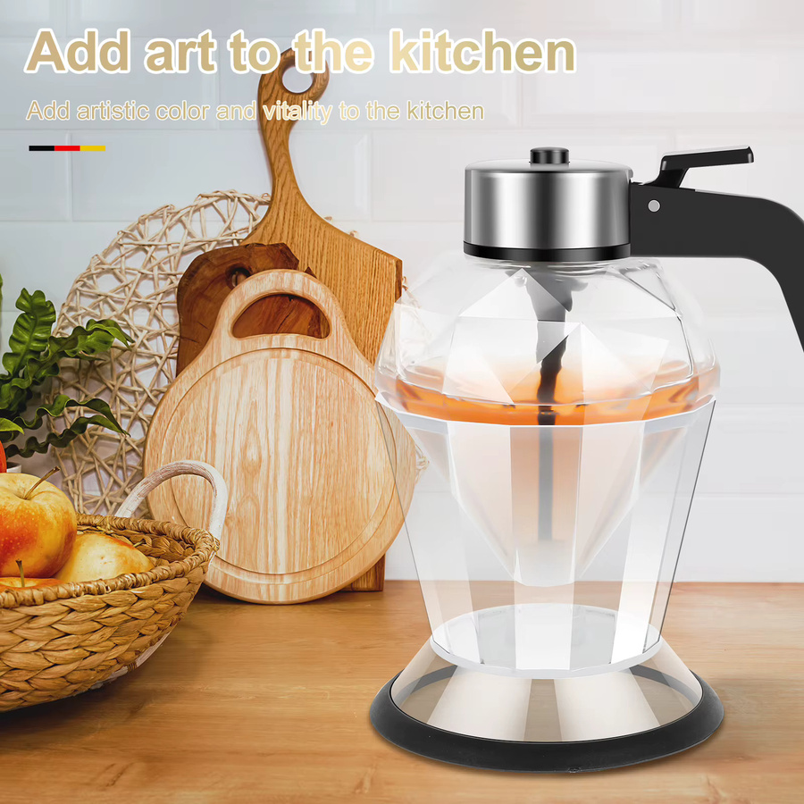 Willstar Honigspender aus Glas in Transparent mit B/T/H: 15,0 x 8,5 x 8,5 cm - Bild 3