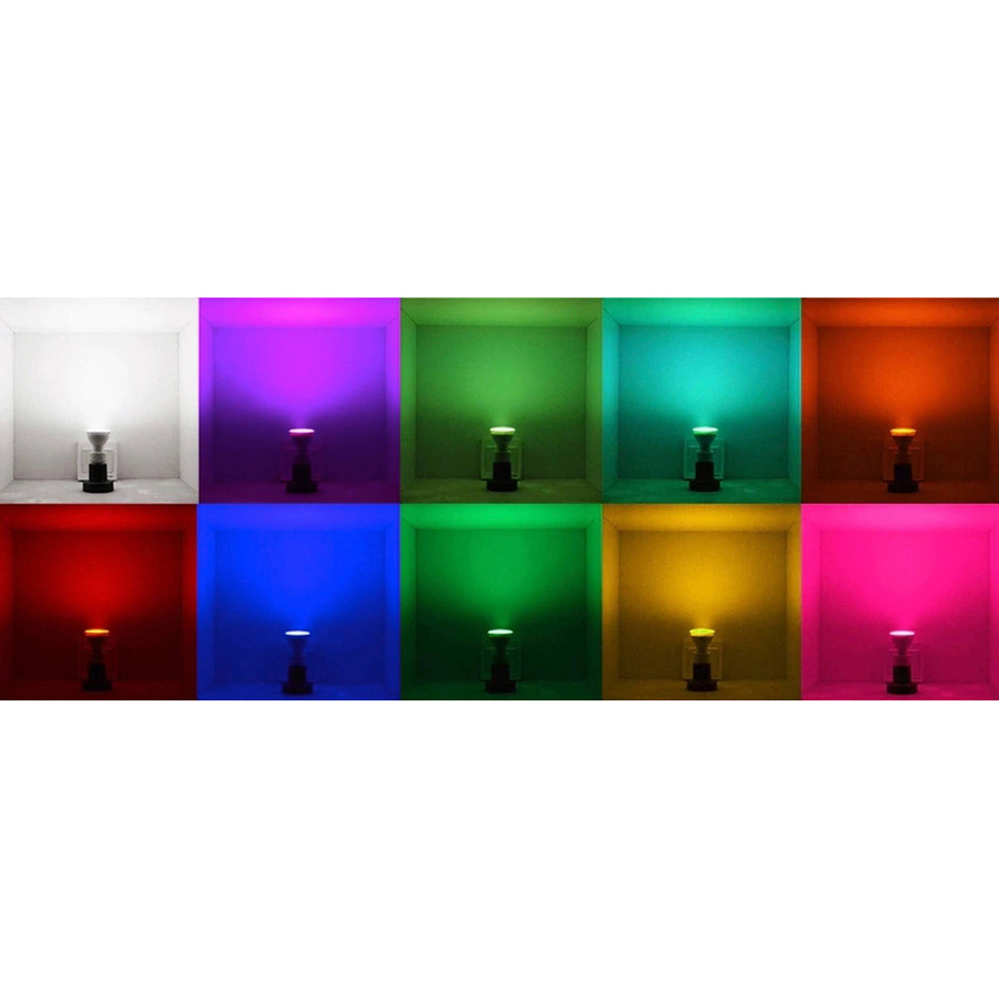 Osram LED RGBW Leuchtmittel E27 mit Fernbedienung und Dimmfunktion, 9,7 W, Warmweiß 2700 K, 806 lm - Bild 2