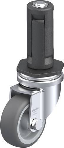Blickle LRA-PATH 50G-ER03 Lenkrolle in Grau mit Stahl- und Kunststoffkomponenten, Rad-Durchmesser: 50 mm, Tragfähigkeit: 75 kg - Bild 1