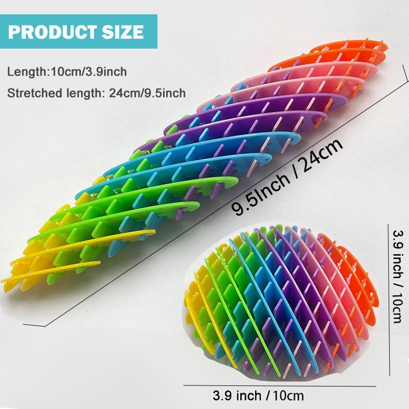 Yiran toy Fidget Wurm Spielzeug Dehnbar Elastisches Netz - Bild 4