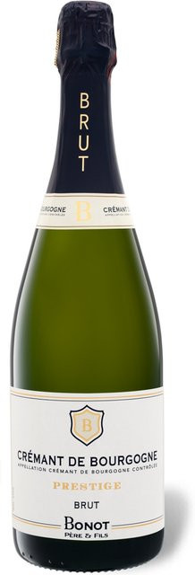 Bonot Père & Fils Crémant de Bourgogne Prestige AOC brut Schaumwein 12 x 0,75 l - Bild 1