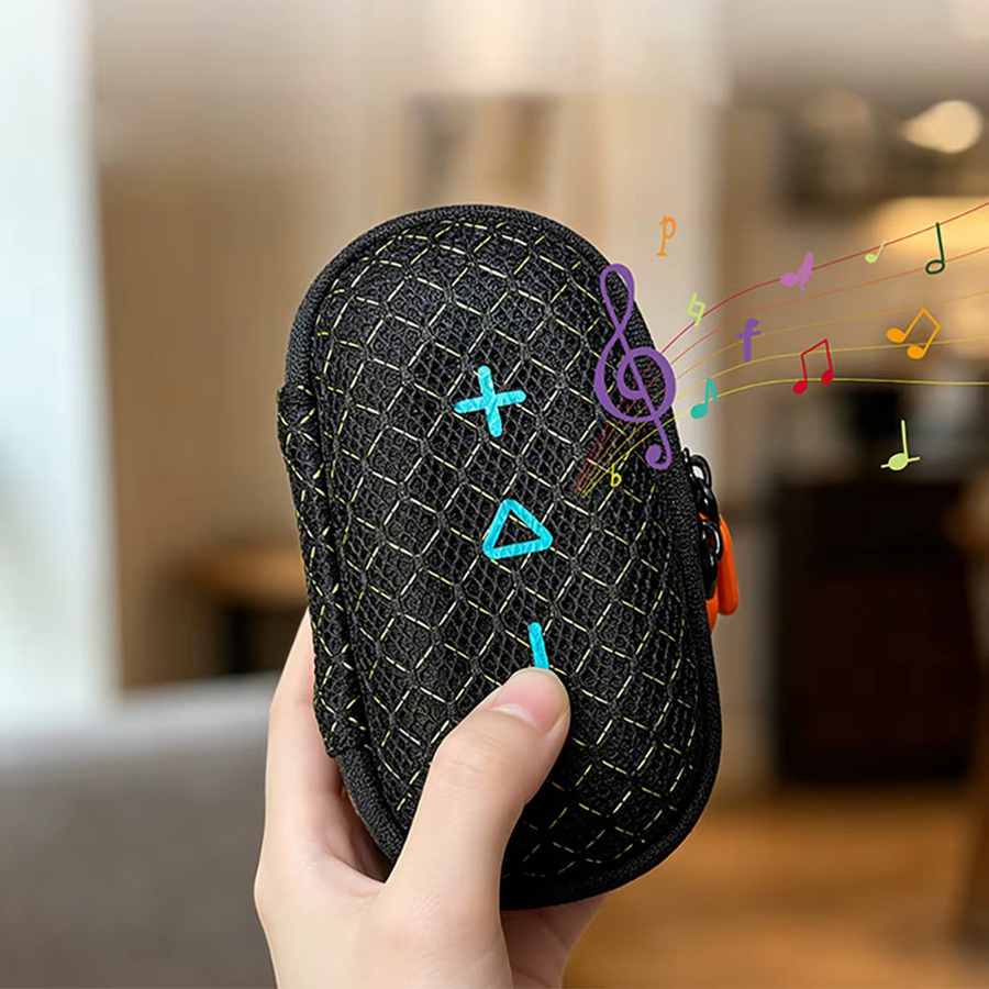 Tragbare JBL GO5 Lautsprechertasche in Transparent oder Schwarz mit schalldurchlässigem Design - Bild 4