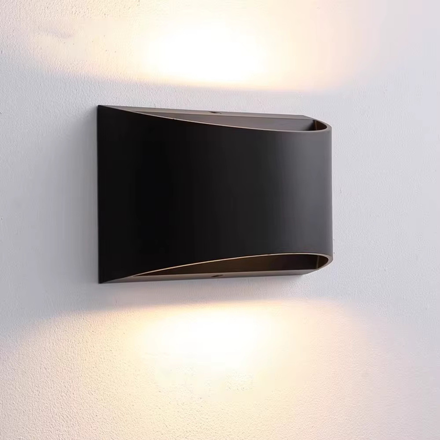 Feiyunlux Moderne LED Wandleuchte aus Aluminium für Wohnzimmer und Schlafzimmer, 6W, Weiß oder Schwarz - Bild 1