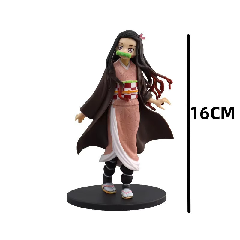 Bandai Demon Slayer Kimetsu no Yaiba Anime Figuren Set aus PVC, 16 Stück, Multicolor, Kamado Tanjiro, Nezuko, Zenitsu Agatsuma Modelle - Bild 3