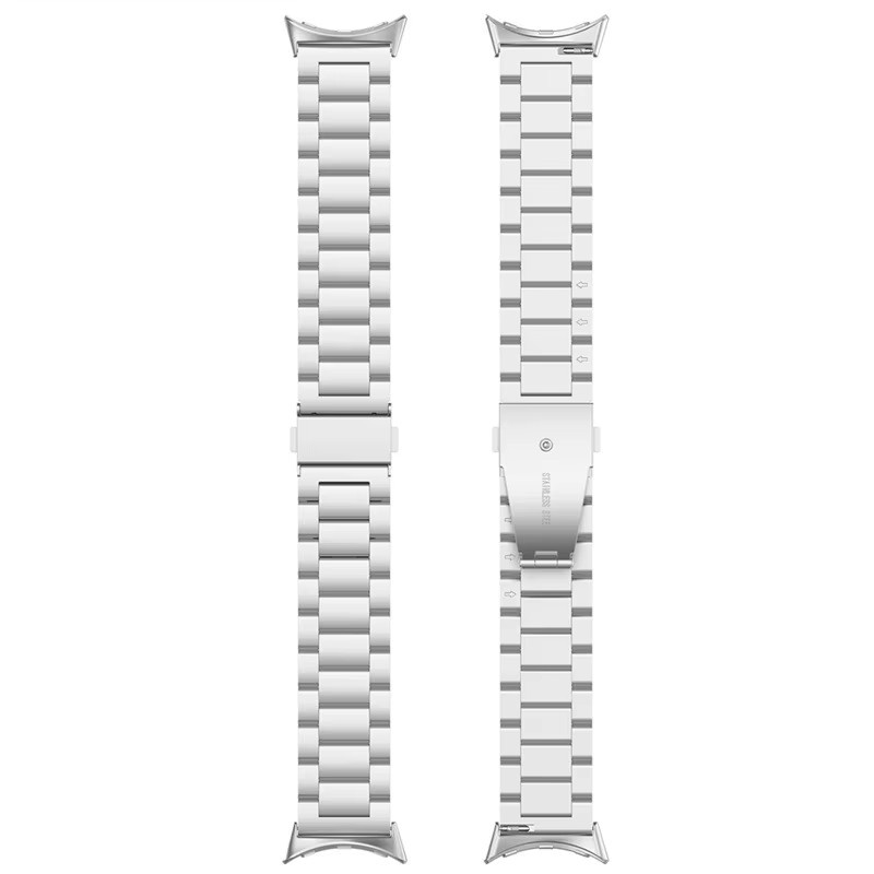 Smartwatch Armband Edelstahl, Silber, Unisex - Bild 3