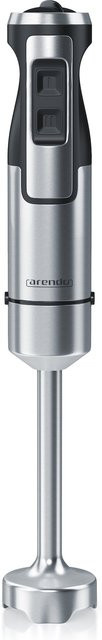 Arendo Edelstahl Stabmixer mit 1000 Watt und stufenloser Regelung in Silber/Schwarz - Bild 1