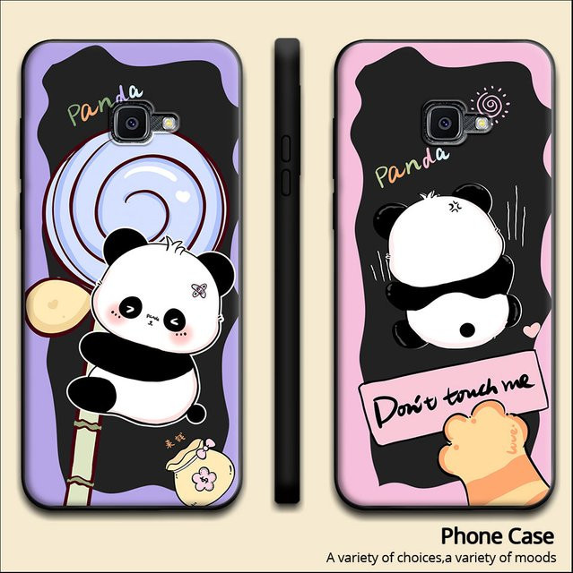 Silikon Handyhülle mit Panda-Cartoon-Design für Samsung Galaxy Xcover 5 EE, Xcover 4S und Xcover 6 Pro 2, Mehrfarbig - Bild 1