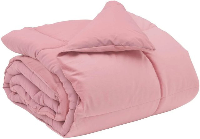 vidaXL Winterbettdecke aus Mikrofaser in Rosa, B/H: 240 x 260 cm - Bild 1
