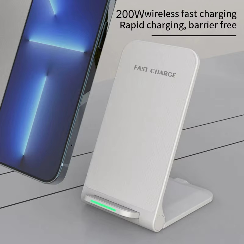 KEPHE Drahtloses Ladegerät in Schwarz als faltbarer Telefonständer und Schnellladegerät für iPhone 17/16/15/14/13 sowie Samsung Note 20/10 und S21 Ultra - Bild 6