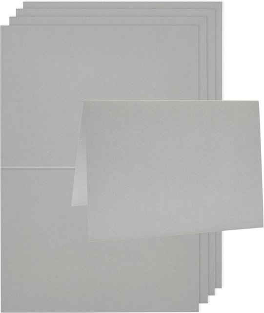 Rico Design Paper Poetry Luxury Karten B6 in Graphite - Bild 1