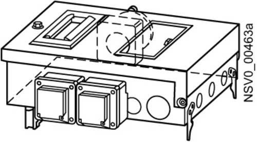 Siemens Abgangskasten BVP:203150 BD2-AK2M2/2SD163CEE165A163 Lichtgrau 3polig 16A 230 V/AC - Bild 1